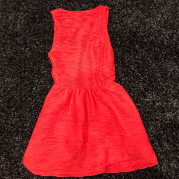 TOPSHOP Dress red orange Size 6 - Picture 4 of 6